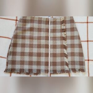 NWOT Ivory & Tan Skirt